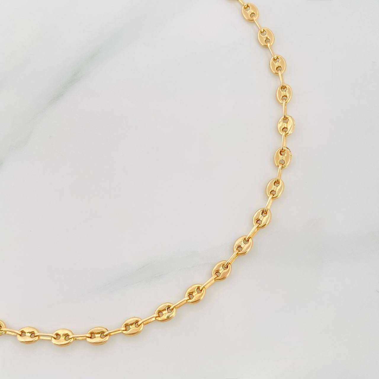 Tobillera GC 2.35g / 25.05cm / 3.43mm Oro Amarillo 18K