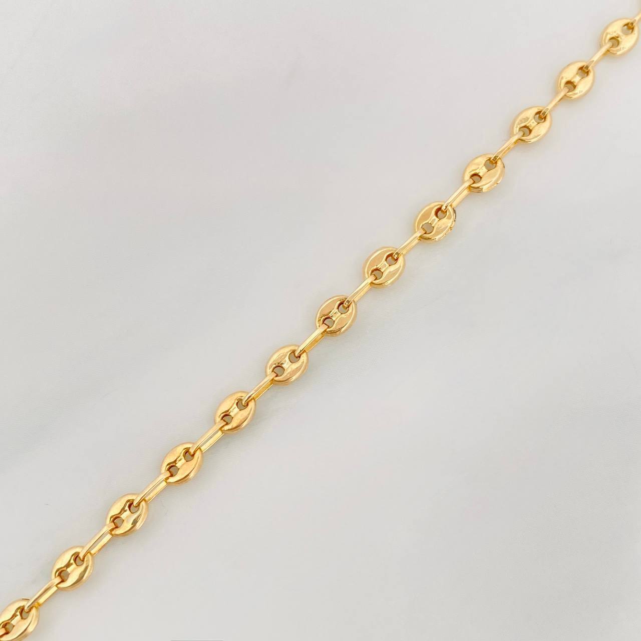 Tobillera GC 2.35g / 25.05cm / 3.43mm Oro Amarillo 18K
