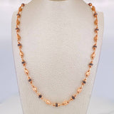 Cadena Rustica Barril 14.55g / 60cm / 4.29mm Oro Rosa 18K