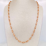 Cadena Rustica Paris 10.8g / 60cm / 3.44mm Oro Rosa 18K