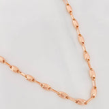 Cadena Rustica Paris 10.8g / 60cm / 3.44mm Oro Rosa 18K