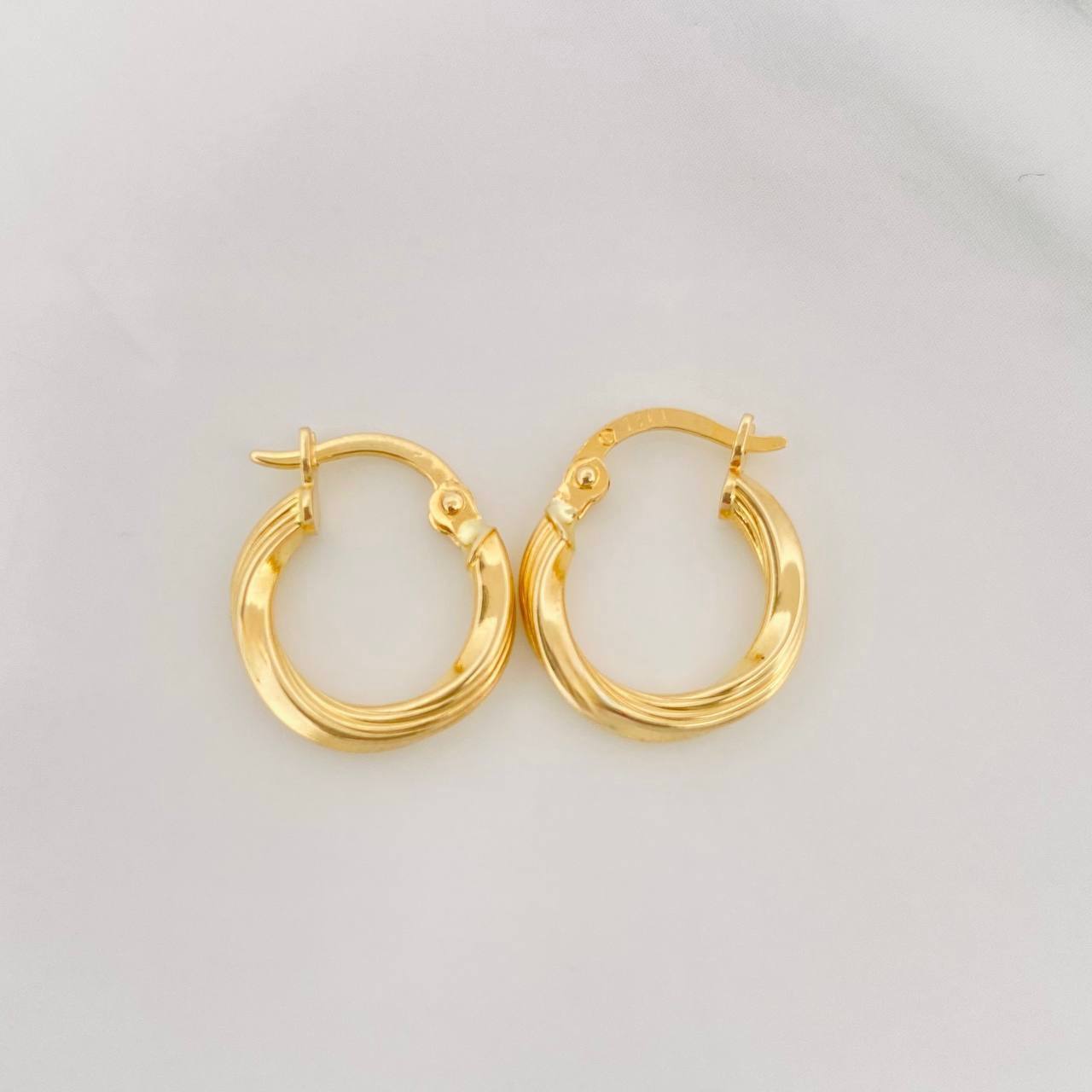 Candongas Mary 1.2g / 1.05cm Oro Amarillo 18K