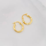 Candongas Mary 0.9g / 2cm Oro Amarillo 18K