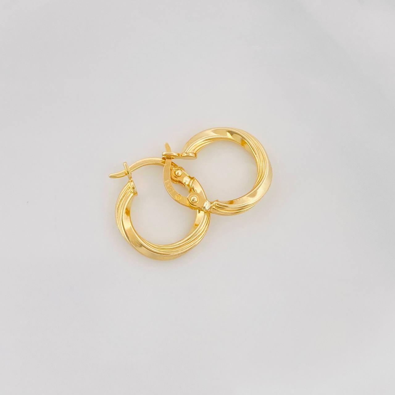 Candongas Mary 0.9g / 2cm Oro Amarillo 18K