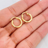 Candongas Mary 0.9g / 2cm Oro Amarillo 18K