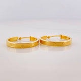Candongas Tornillo 1.9g / 2.05cm Oro Amarillo 18K