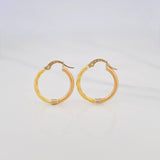 Candongas Lady 1.55g / 2cm Tres Oros 18K
