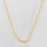 Cadena Militar Media Luna 10.5g / 50cm / 2.32mm Oro Amarillo 18K