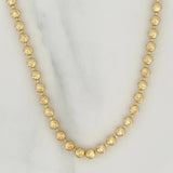 Cadena Militar Media Luna 23.35gr / 62cm / 5mm Oro Amarillo Nac.Esp. 18K $