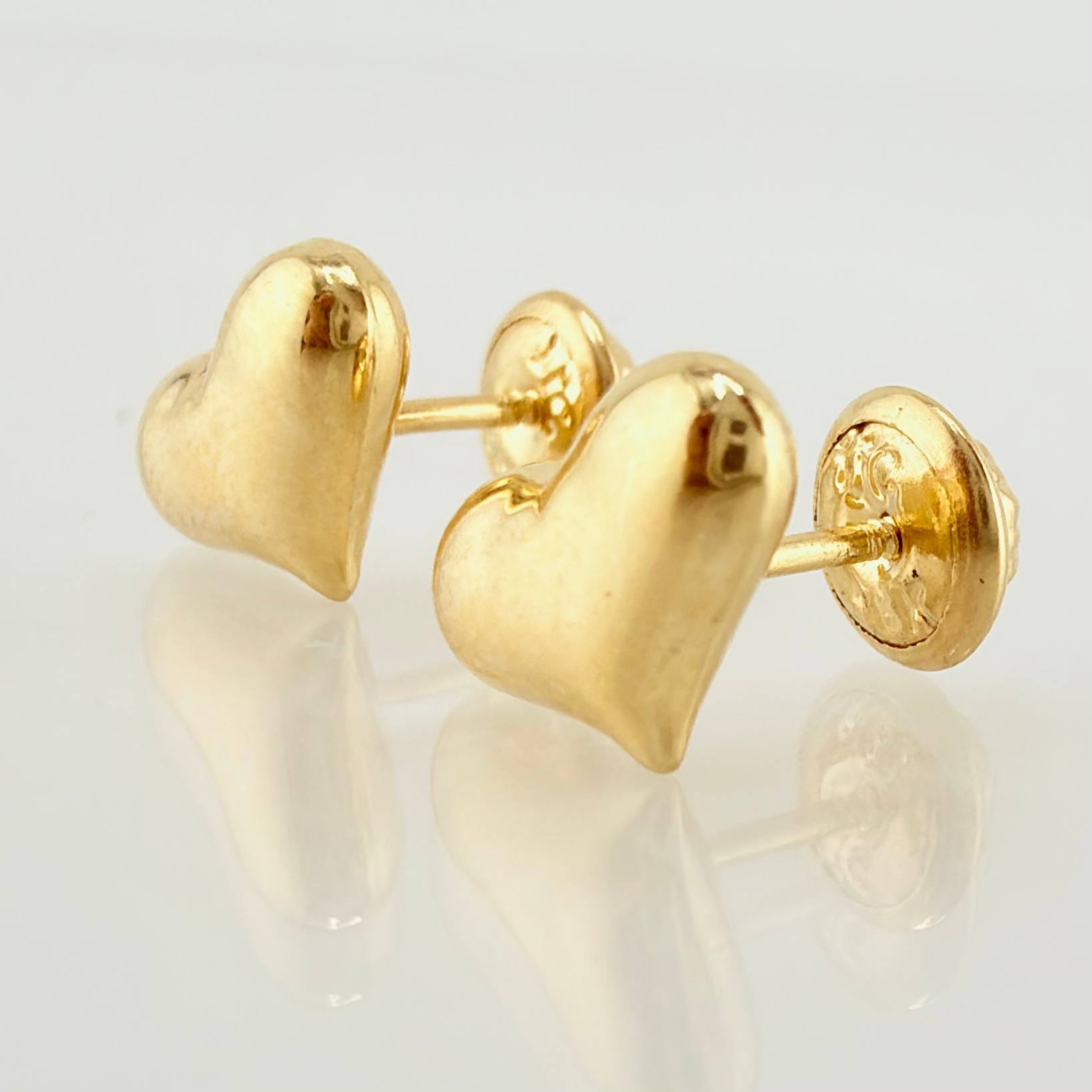 Topos Corazon 0.7gr / 6.7mm Oro Amarillo 18K