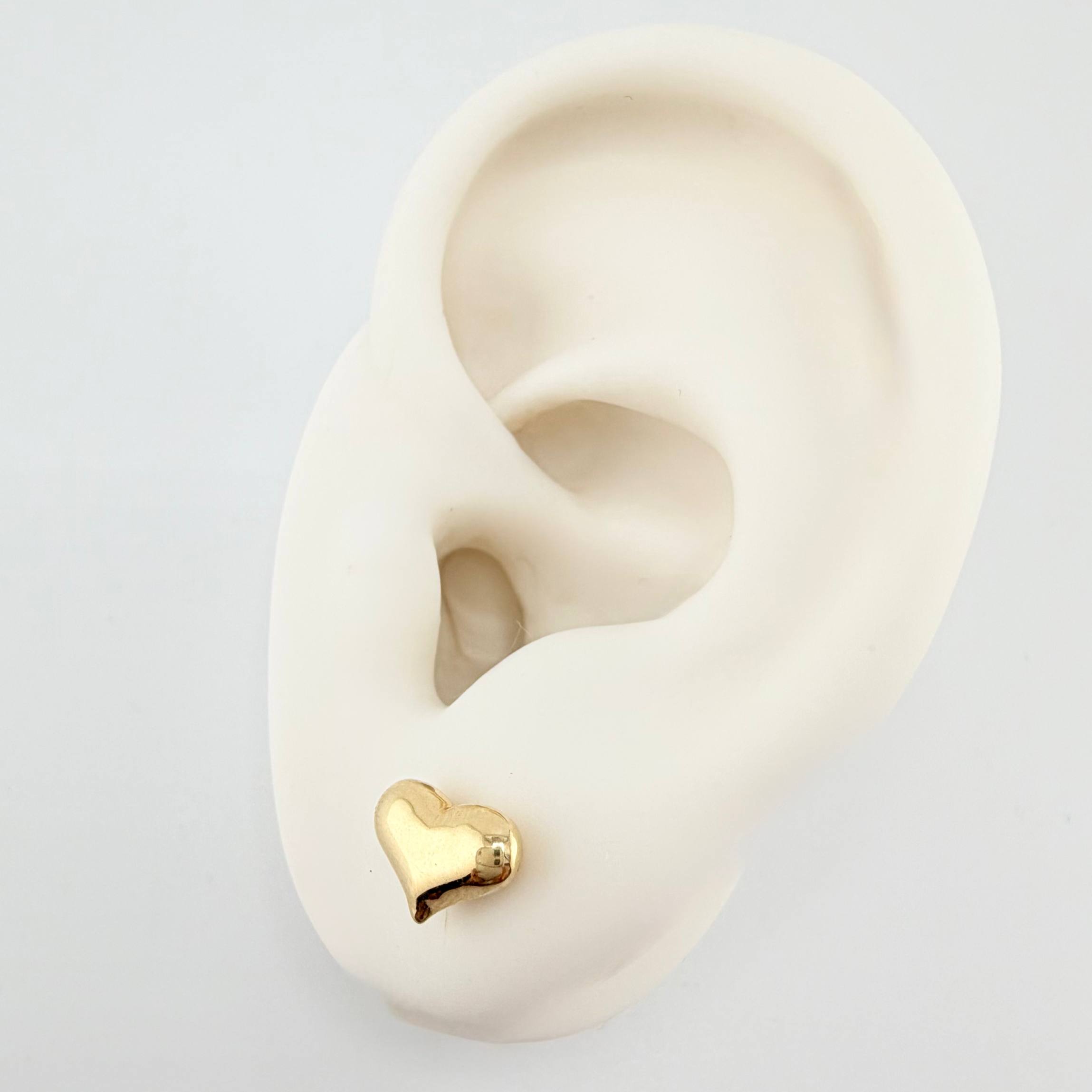 Topos Corazon 0.75 g / 6.3 mm Oro Amarillo 18K
