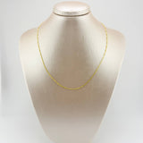 Cadena Figaro 1.45gr / 45cm / 1.9mm Oro Amarillo +1 18K *