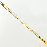 Cadena Plana 7.65gr / 60cm / 3.8mm Oro Amarillo +3 18K ©