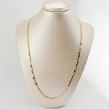 Cadena Plana 7.65gr / 60cm / 3.8mm Oro Amarillo +3 18K ©