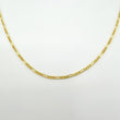Cadena Figaro 2.5gr / 45cm / 2.3mm Oro Amarillo +1 18K