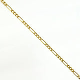 Cadena Figaro 1.35gr / 45cm / 1.5mm Oro Amarillo +1 18K ©