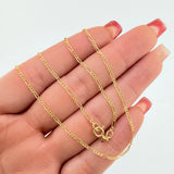 Cadena Figaro 2.5gr / 45cm / 2.3mm Oro Amarillo +1 18K