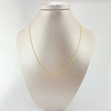 Cadena Figaro 2.5gr / 45cm / 2.3mm Oro Amarillo +1 18K