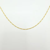 Cadena Figaro 1.75gr / 60cm / 1.5mm Oro Amarillo +1 18K ©