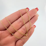 Cadena Figaro 1.75gr / 60cm / 1.5mm Oro Amarillo +1 18K ©