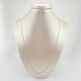 Cadena Figaro 1.7gr / 60cm / 1.4mm Oro Amarillo +1 18K