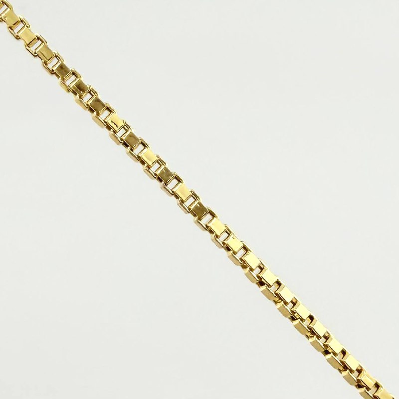 Cadena veneciana 3.8gr / 50cm / 1.6mm Oro Amarillo +3 18K