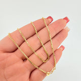 Cadena Veneciana 3.85gr / 50cm / 1.5mm Oro Amarillo +3 18K *