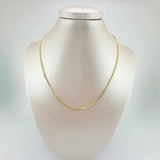 Cadena Veneciana 3.6gr / 45cm / 1.4mm Oro Amarillo +3 18K *