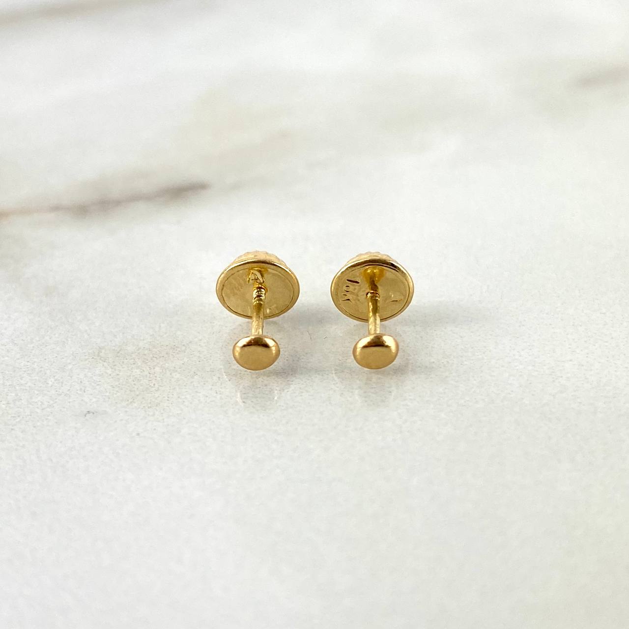 Topos Circulo Pequeño 0.4gr / Oro Amarillo