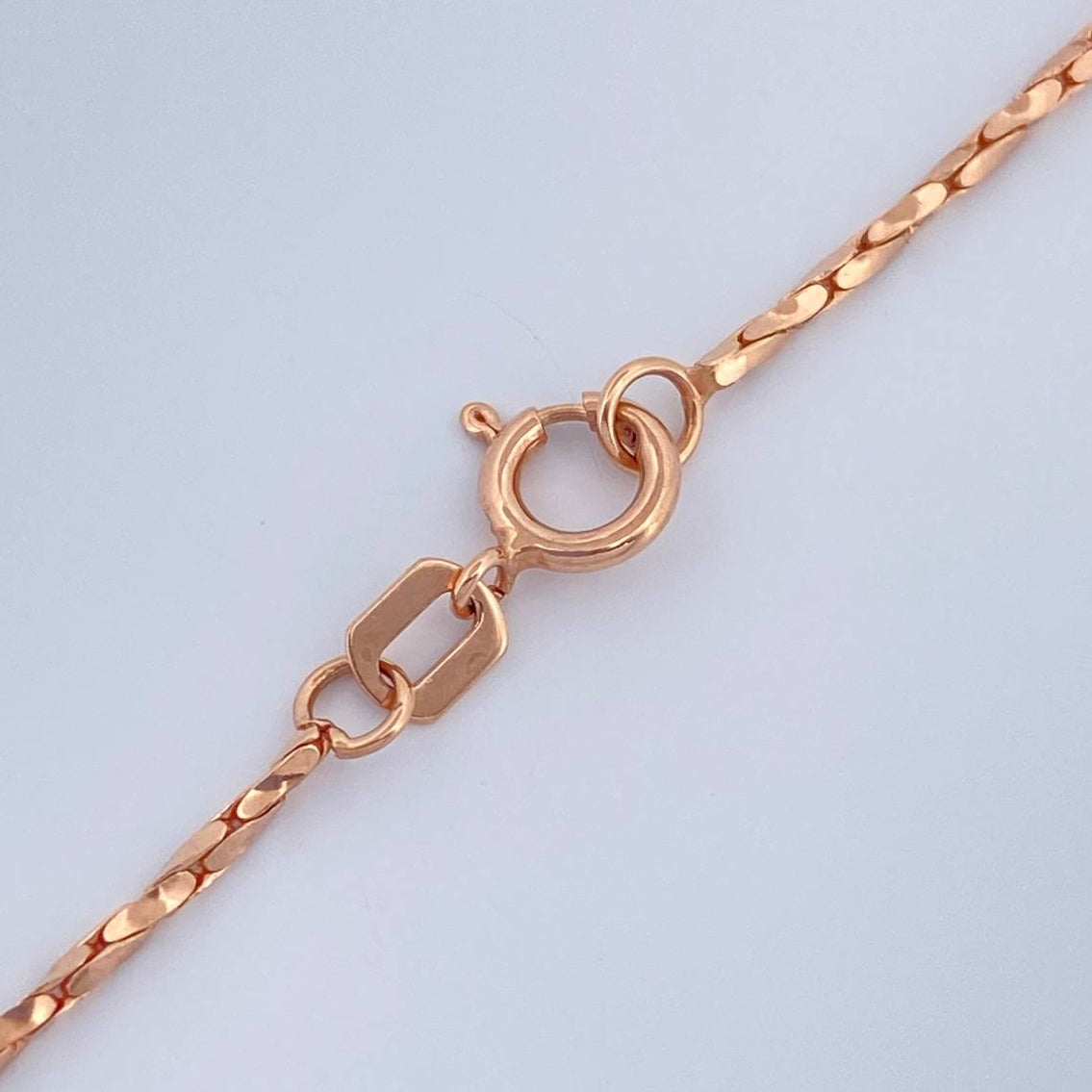 Cadena Cardono Entorchada 6.3gr / 70.3cm / 1.12mm Oro Rosa +4 18K $