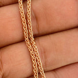 Cadena Franco 13gr / 70cm / 2.06mm Oro Rosa +3 18K $