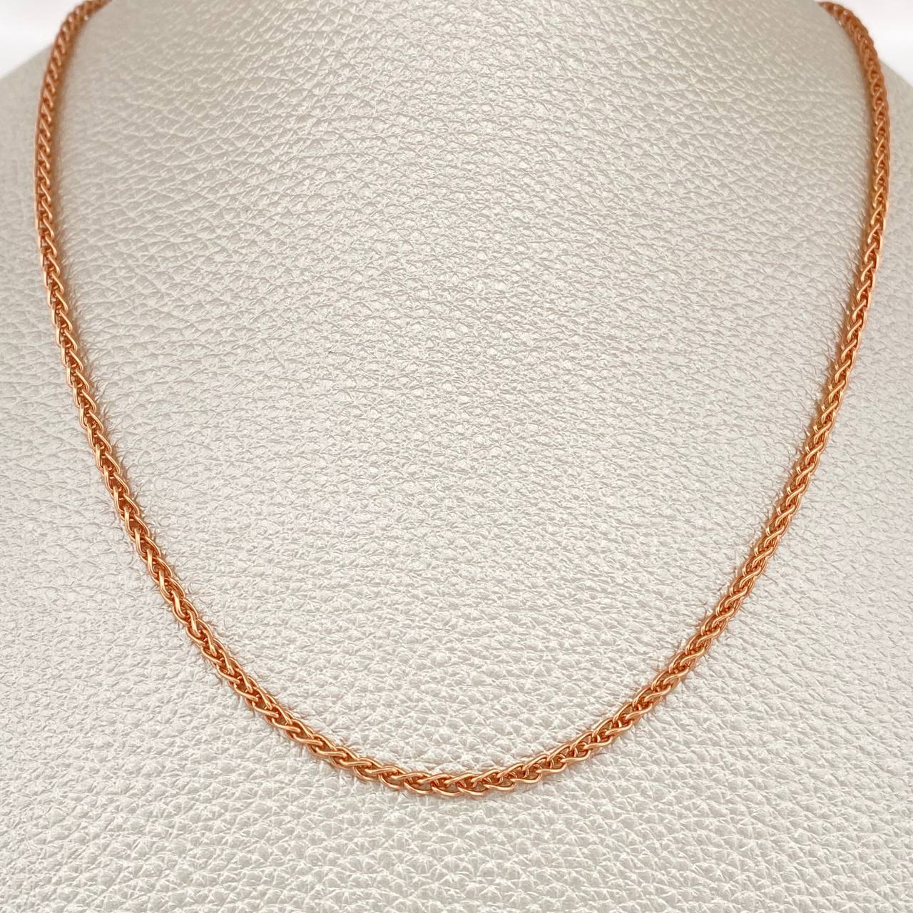 Cadena Franco 13gr / 70cm / 2.06mm Oro Rosa +3 18K $