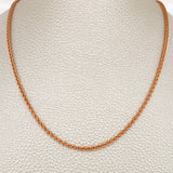 Cadena Franco 13gr / 70cm / 2.06mm Oro Rosa +3 18K $