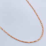 Cadena Cardono Entorchada 6.3gr / 70.3cm / 1.12mm Oro Rosa +4 18K $