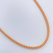 Cadena Franco 8.65gr / 60.1cm / 2.26mm Oro Rosa +3 18K $