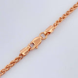 Cadena Franco 13gr / 70cm / 2.06mm Oro Rosa +3 18K $