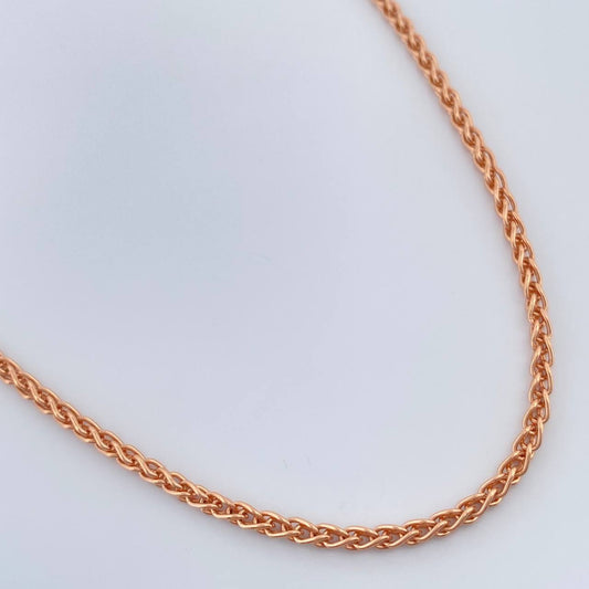 Cadena Franco 13gr / 70cm / 2.06mm Oro Rosa +3 18K $