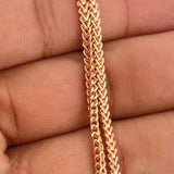 Cadena Franco 8.65gr / 60.1cm / 2.26mm Oro Rosa +3 18K $