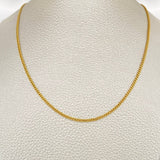 Cadena Cubana 3.05gr / 59.9cm / 1.77mm Oro Amarillo +1 18K $