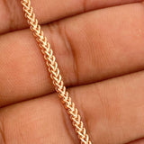 Pulso Franco 3.1gr / 18.7cm / 2.31mm Oro Rosa +3 18K $