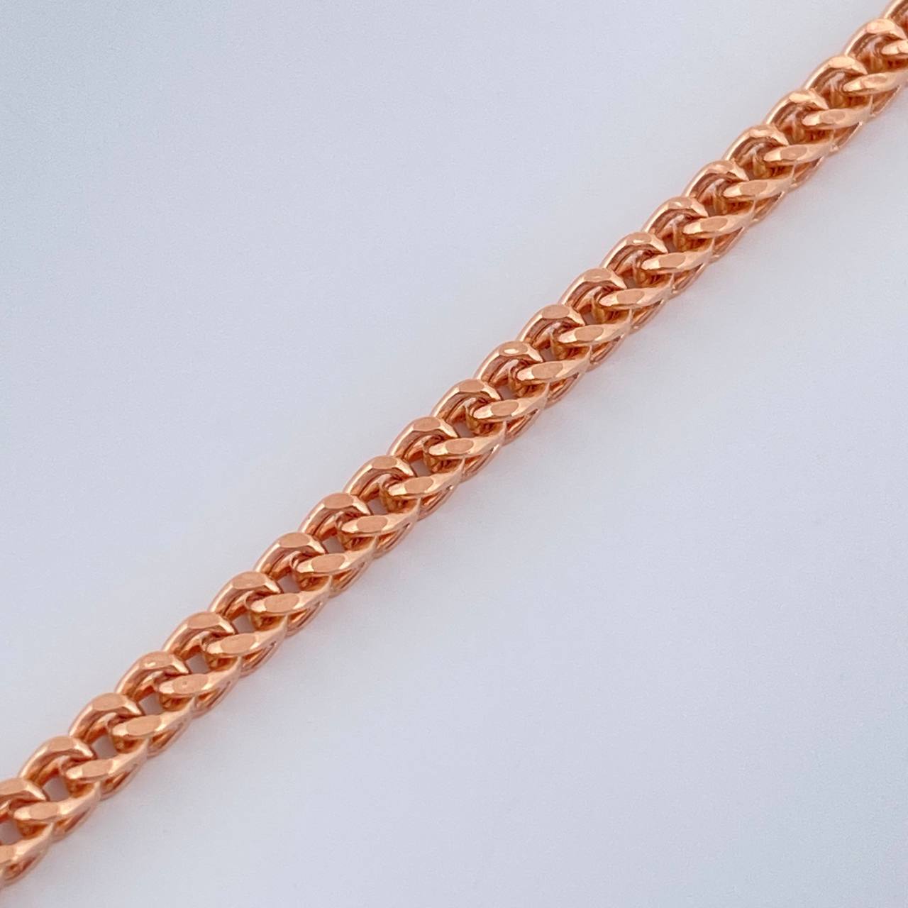 Pulso Franco 3.25gr / 20cm / 2.37mm Oro Rosa +3 18K $