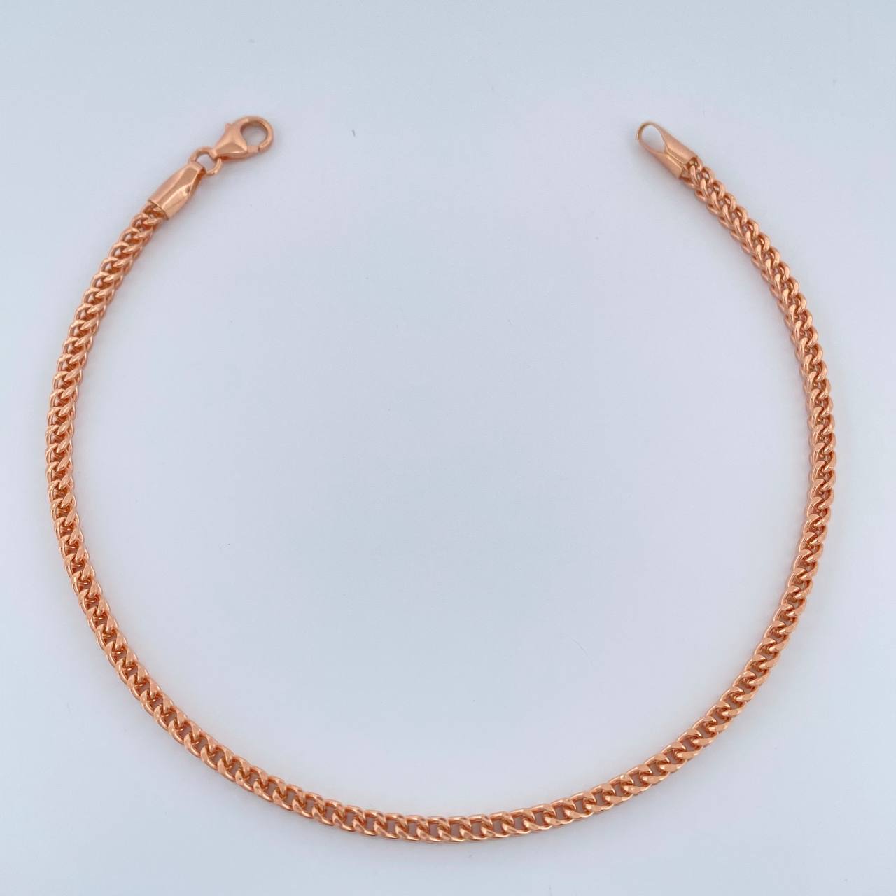 Pulso Franco 3.1gr / 18.7cm / 2.31mm Oro Rosa +3 18K $