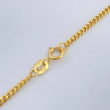 Cadena Cubana 3.05gr / 59.9cm / 1.77mm Oro Amarillo +1 18K $