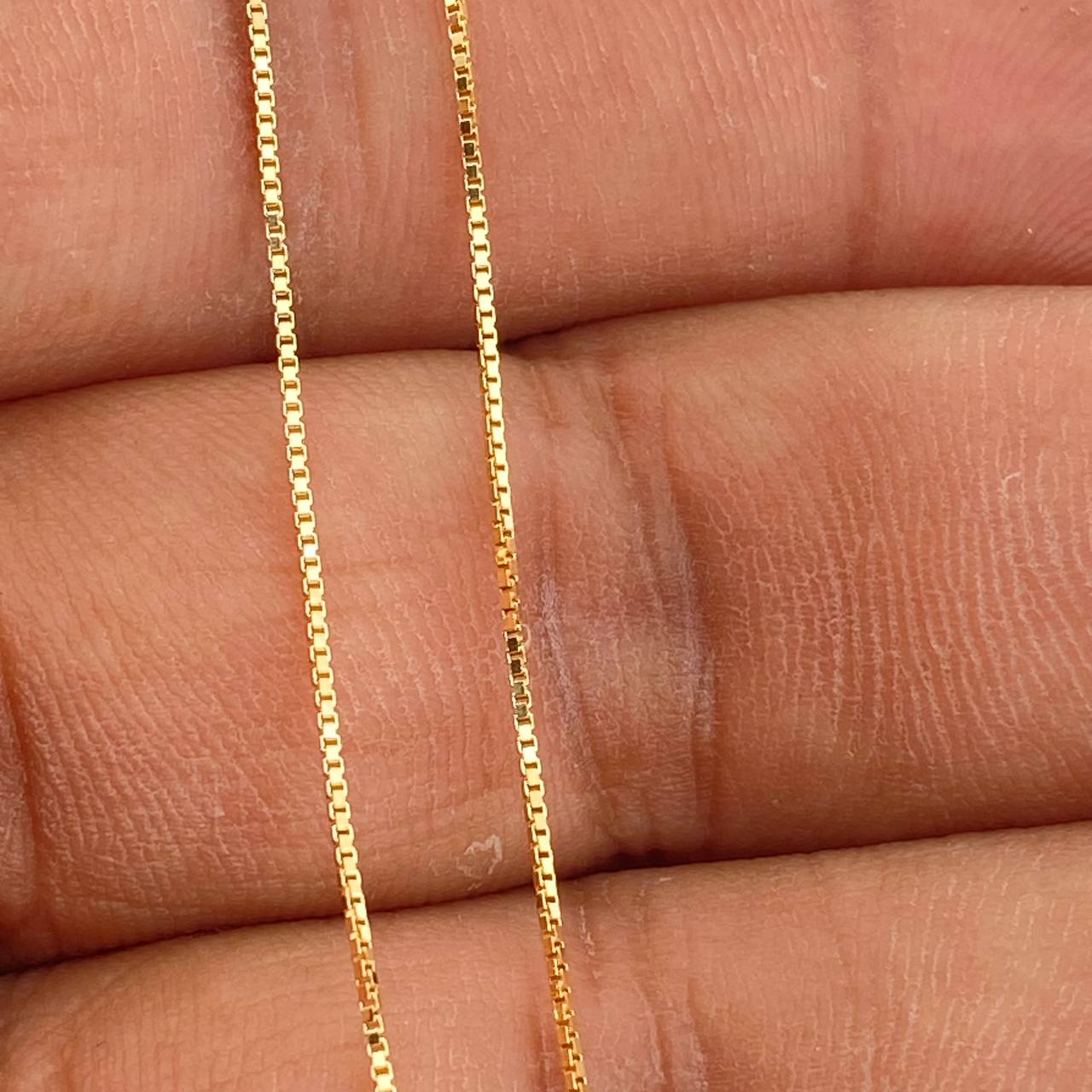 Cadena Veneciana 1.75gr / 45.5cm / 0.67mm Oro Amarillo +3 18K $