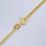 Cadena Cubana 3gr / 60cm / 1.85mm Oro Amarillo +1 18K $