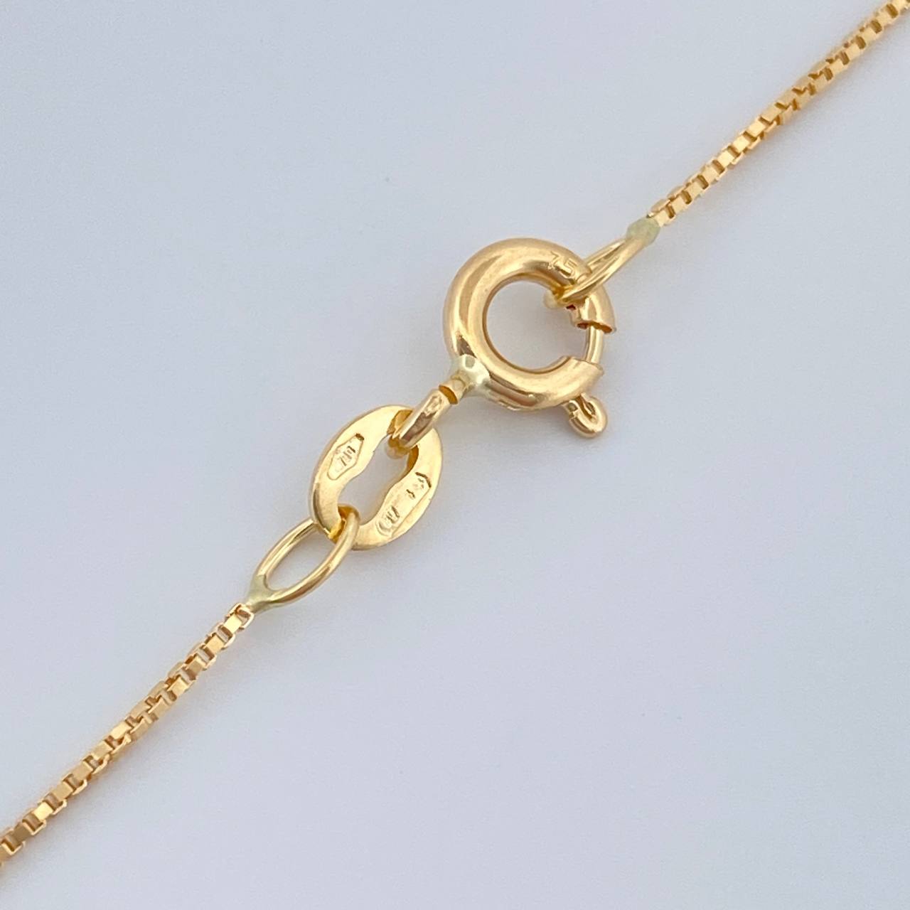 Cadena Veneciana 1.75gr / 45.5cm / 0.67mm Oro Amarillo +3 18K $