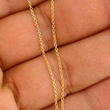 Cadena Aro Seguido 1.3gr / 45.4cm / 0.57mm Oro Amarillo +3 18K $