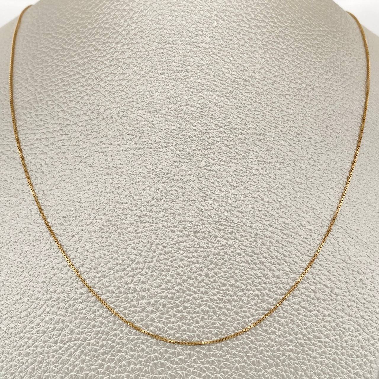 Cadena Veneciana 1.75gr / 45.5cm / 0.67mm Oro Amarillo +3 18K $