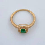 Anillo Halo 2.55gr / T6 3/4 / Oro Amarillo 18K %