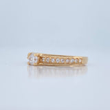 Anillo Solitario Churumbela 2.05gr / T5 3/4 / Oro Amarillo 18K %